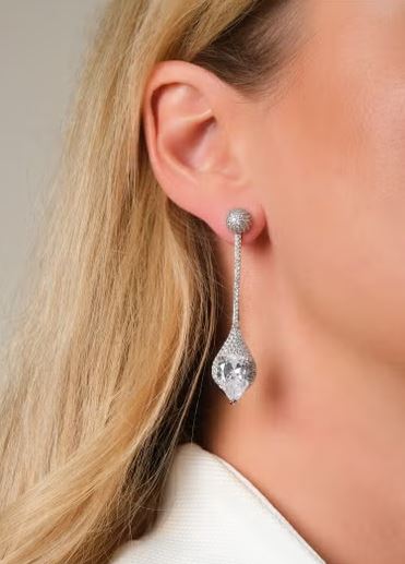 Celestial Drop Crystal Earrings – Elegant and Stylish