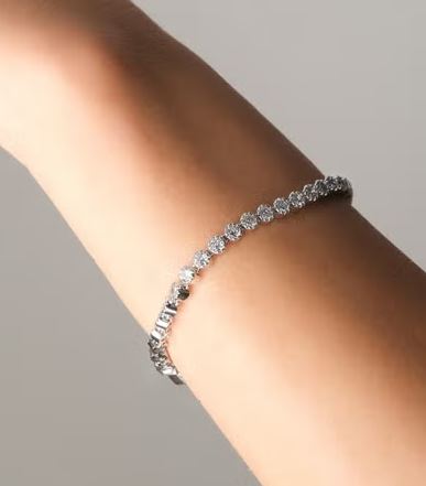 Classic Round-Cut Tennis Bracelet – Stylish Women’s Fashion Jewelry